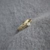 geelgouden solitaire ring met diamant en geelgouden alliance ring met diamant opnieuw gemaakt en de diamanten van de klant teruggezet