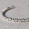 zilveren armband met hartjes