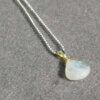 Collier met peervormige edelsteen - Afbeelding 5