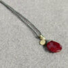Collier met peervormige edelsteen - Afbeelding 9