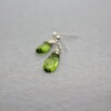 zilveren knopjes met peridot