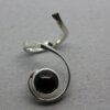 Zware zilveren smeedring met onyx - Afbeelding 3