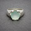 zilveren ring met chalcedoon