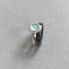 Zilveren set met chalcedoon