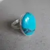 Zilveren ring met turkoois - Afbeelding 3