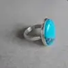 Zilveren ring met turkoois