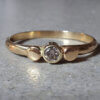 Elegante gouden ring met diamant - Afbeelding 2