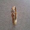 Elegante gouden ring met diamant