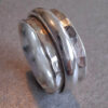 Zilveren spinner ring